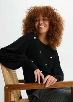 Mujer bonprix bonprix Jersey de punto fino en mezcla de viscosa