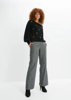 Mujer bonprix bonprix Jersey de punto fino en mezcla de viscosa