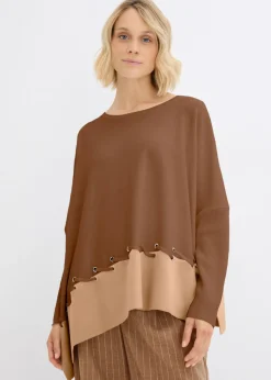 Mujer bonprix bonprix Jersey de punto fino tipo poncho