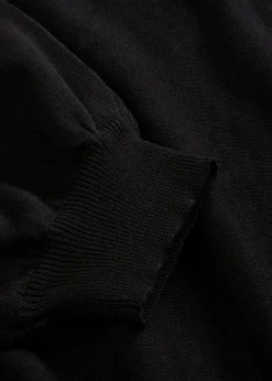 bonprix bonprix Jerséis|Novedades>Jersey de punto fino y mezcla de algodón Negro