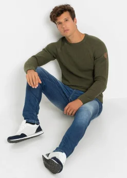 Hombre bonprix bonprix Jersey de punto grueso con algodón reciclado