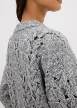 Mujer bonprix bonprix Jersey de punto grueso con patrón trenzado