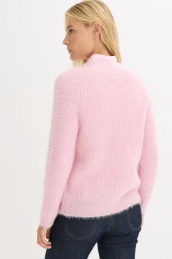 Mujer bonprix bonprix Jersey de punto grueso de canalé con efecto brillante