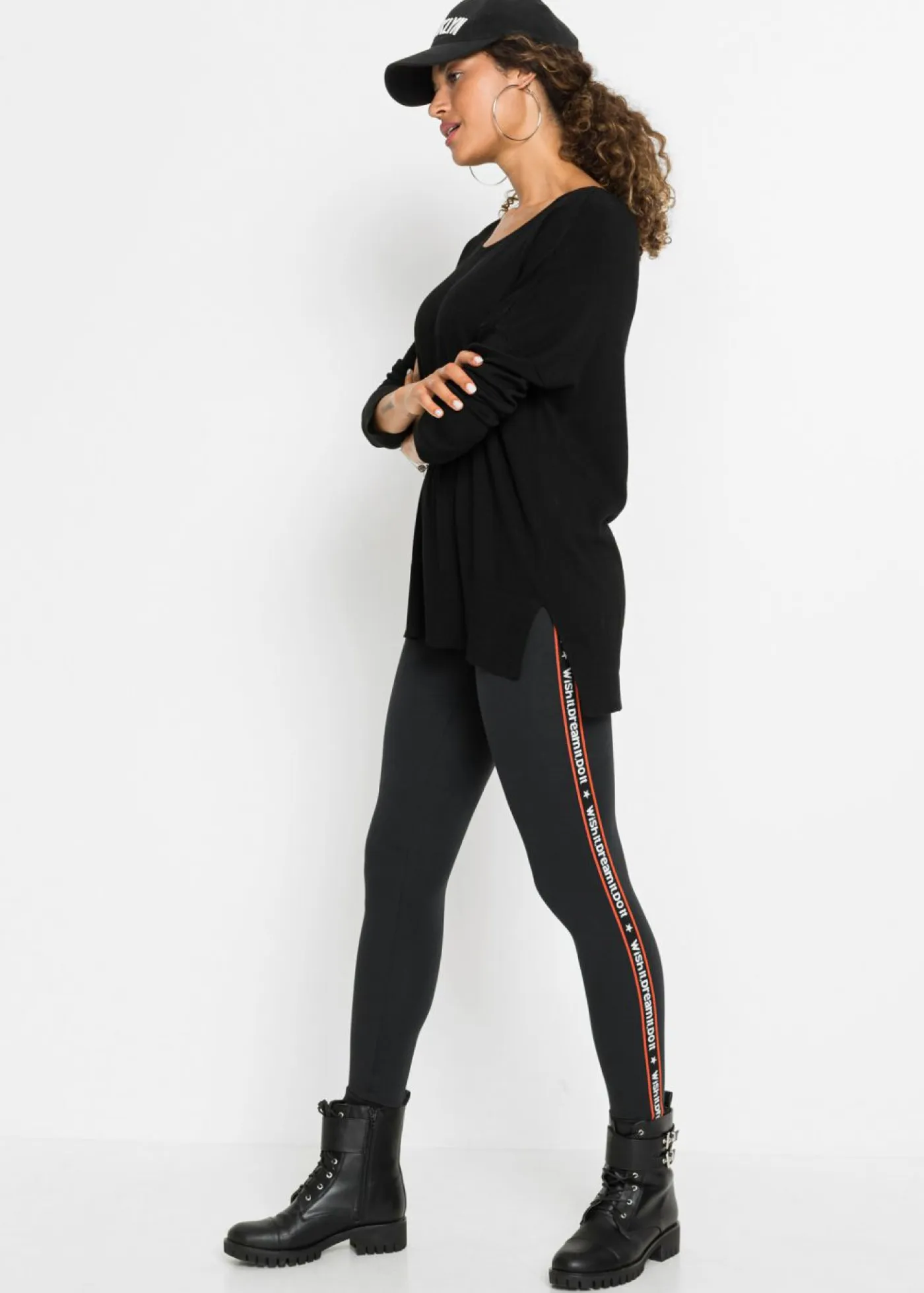 bonprix bonprix Jerséis|Ropa De Punto>Jersey de punto oversize en mezcla de viscosa Negro