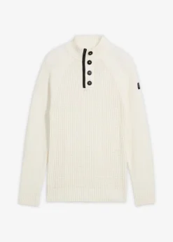 Hombre bonprix bonprix Jersey estructurado de algodón reciclado con cuello alto