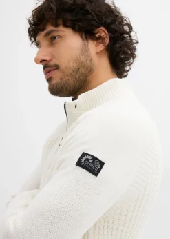 Hombre bonprix bonprix Jersey estructurado de algodón reciclado con cuello alto