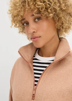 Mujer bonprix bonprix Jersey holgado con aspecto de lana