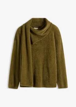 Mujer bonprix bonprix Jersey holgado con chal