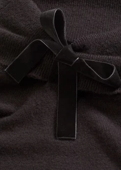 bonprix bonprix Jerséis|Ropa De Punto>Jersey holgado con escote bañera Negro