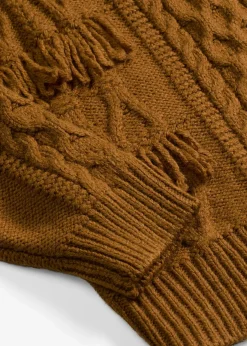 Mujer bonprix bonprix Jersey holgado con flecos