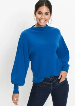 Mujer bonprix BODYFLIRT Jersey holgado de mezcla de viscosa