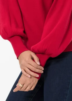 Mujer bonprix BODYFLIRT Jersey holgado de mezcla de viscosa