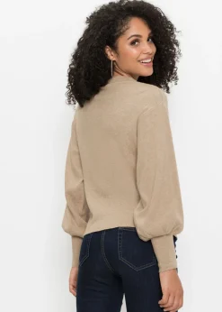 Mujer bonprix BODYFLIRT Jersey holgado de mezcla de viscosa