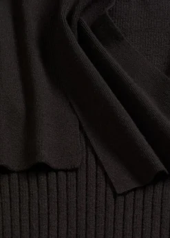 bonprix bonprix Esenciales|Jerséis>Jersey holgado de mezcla de viscosa suave Negro