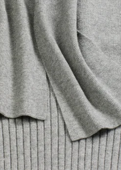 bonprix bonprix Esenciales|Jerséis>Jersey holgado de mezcla de viscosa suave Gris jaspeado