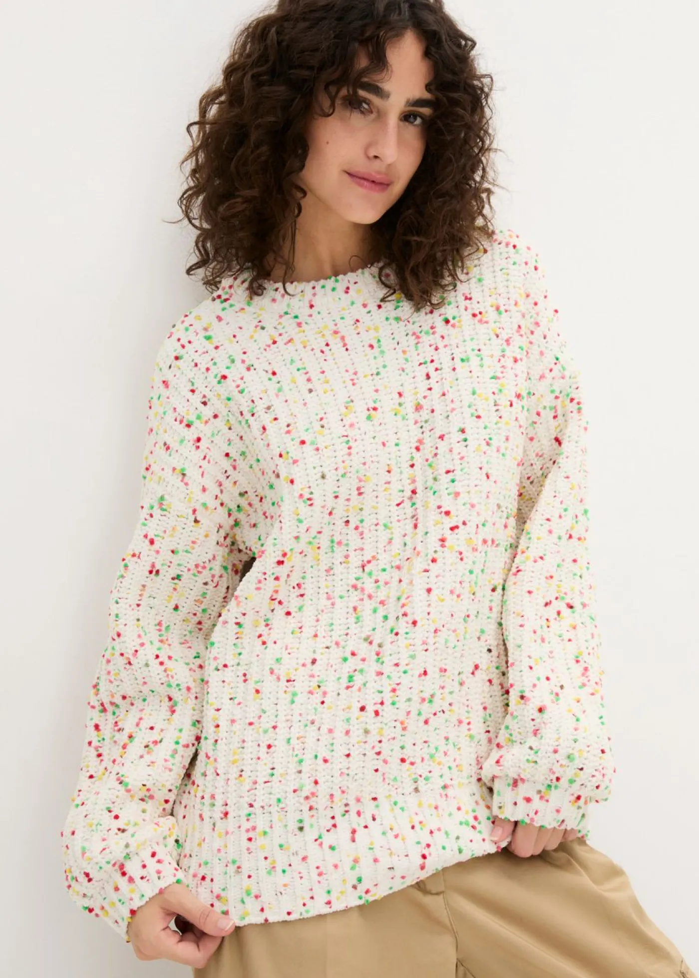 Mujer bonprix bonprix Jersey holgado de punto grueso