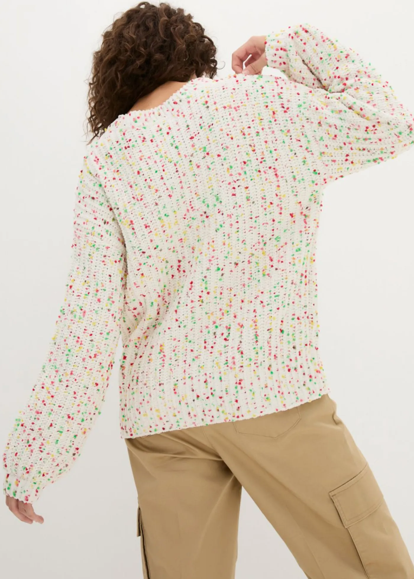 Mujer bonprix bonprix Jersey holgado de punto grueso