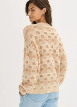 Mujer bonprix bonprix Jersey holgado suave con lana y alpaca