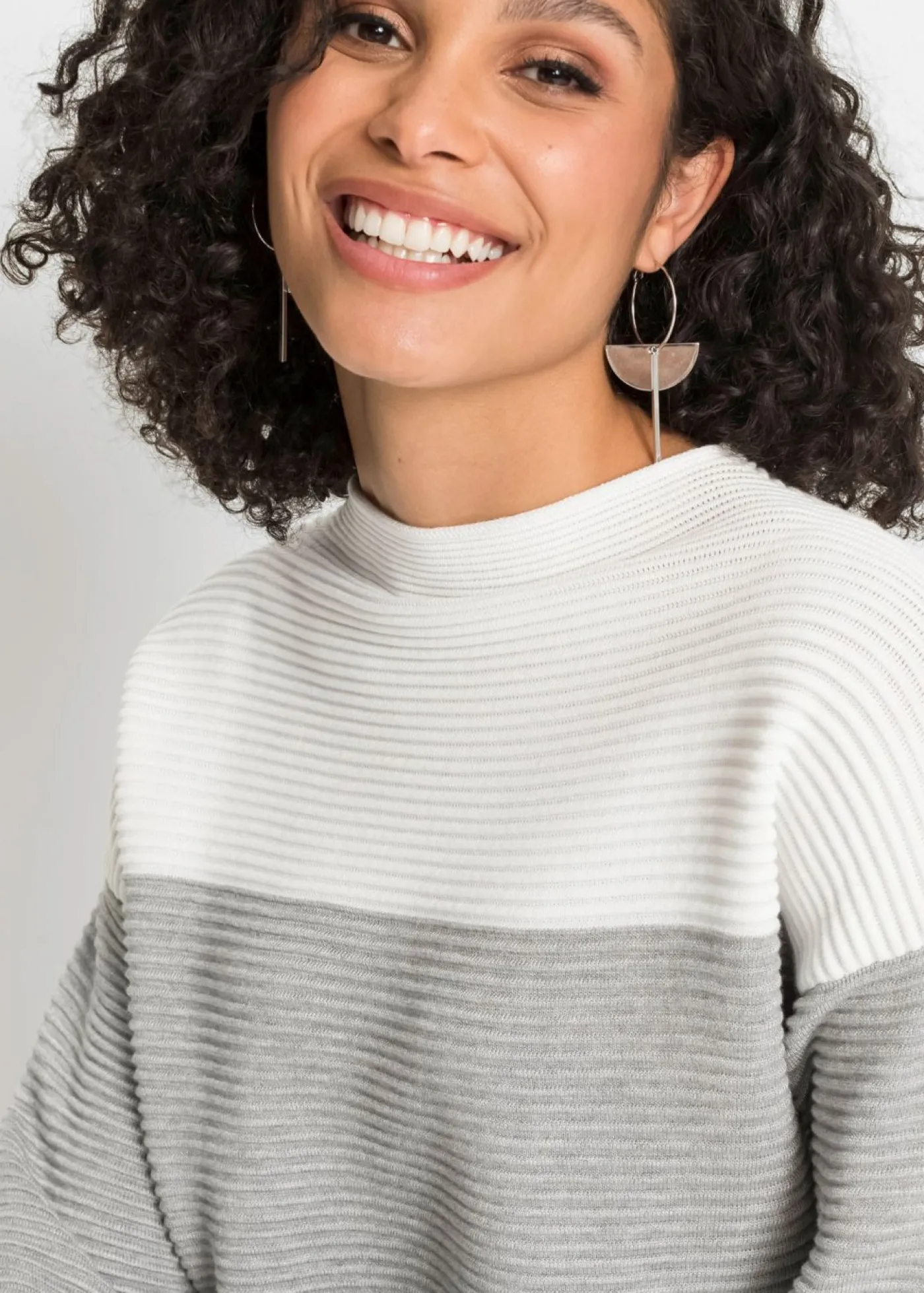 Mujer bonprix bonprix Jersey largo a rayas