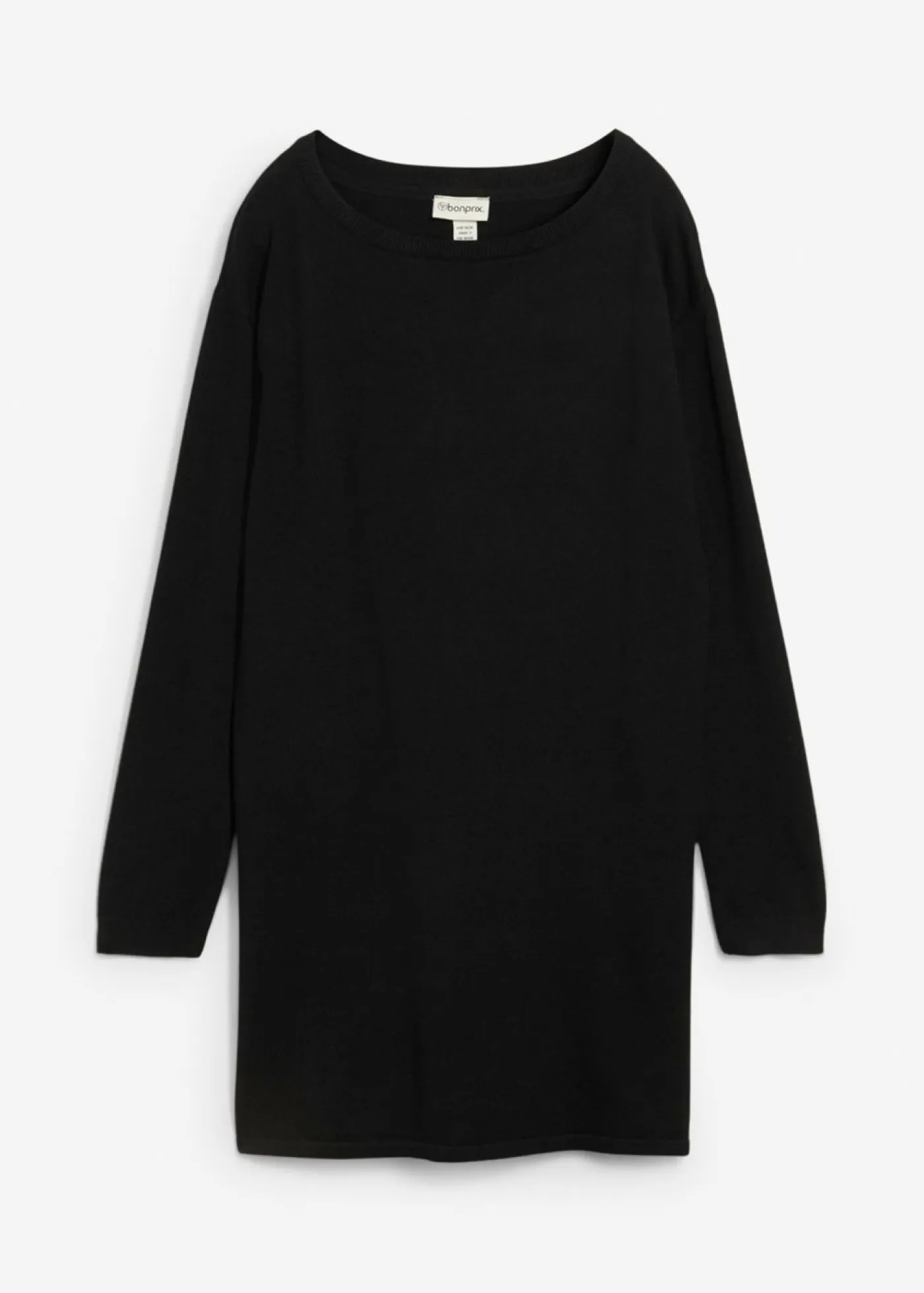 Mujer bonprix bonprix Jersey largo con algodón reciclado