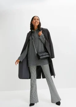 Mujer bonprix bonprix Jersey largo con patrón trenzado