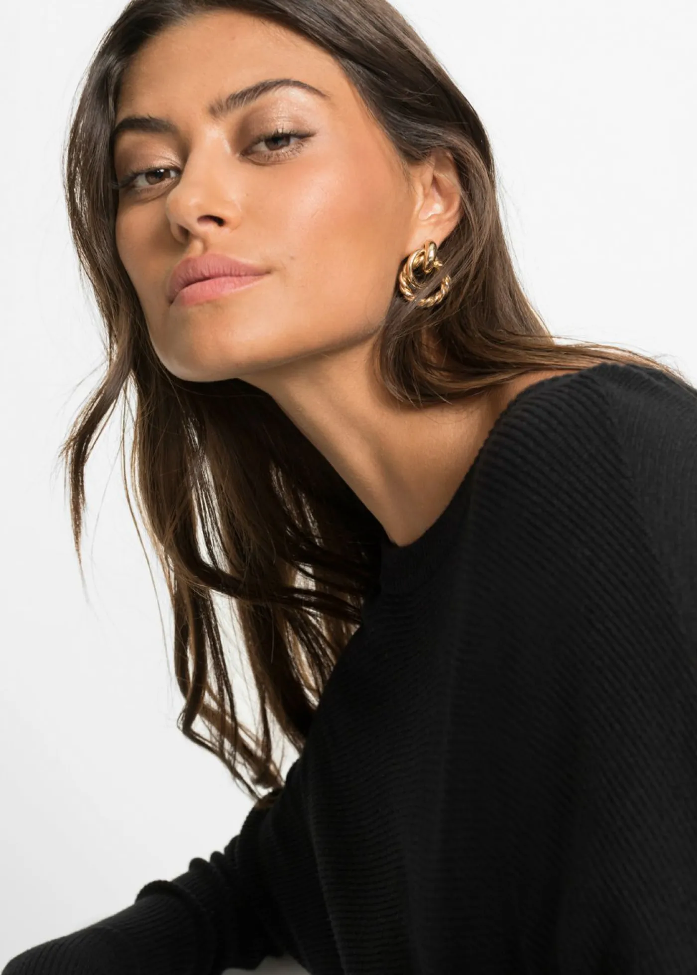 Mujer bonprix bonprix Jersey largo de mezcla de viscosa