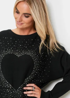 Mujer bonprix bonprix Jersey largo de mezcla de algodón