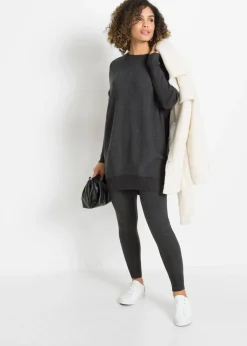 Mujer bonprix bonprix Jersey largo de mezcla de viscosa