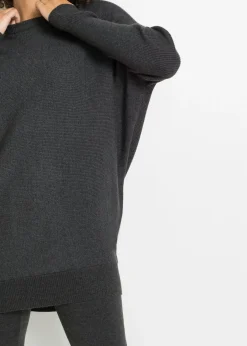 Mujer bonprix bonprix Jersey largo de mezcla de viscosa