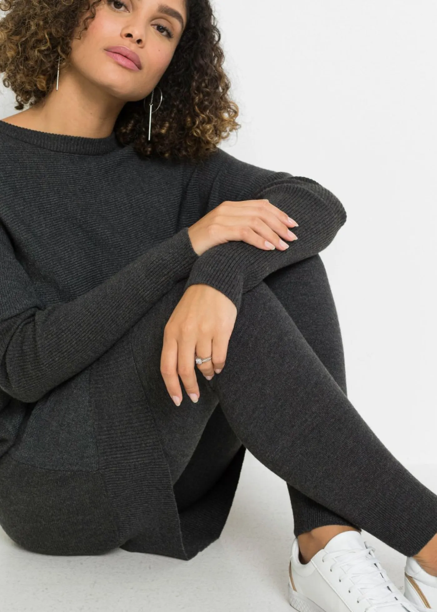 Mujer bonprix bonprix Jersey largo de mezcla de viscosa