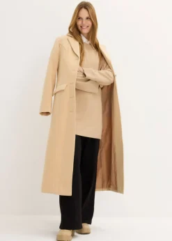 Mujer bonprix bonprix Jersey largo de punto fino con aberturas laterales en mezcla de viscosa