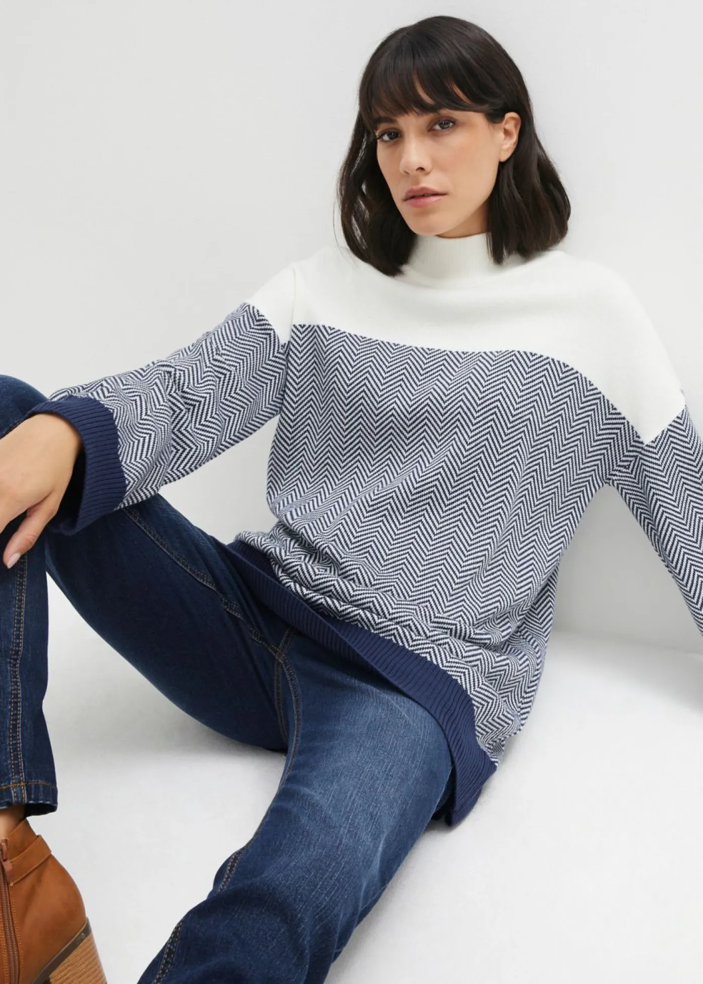 Mujer bonprix bonprix Jersey largo informal