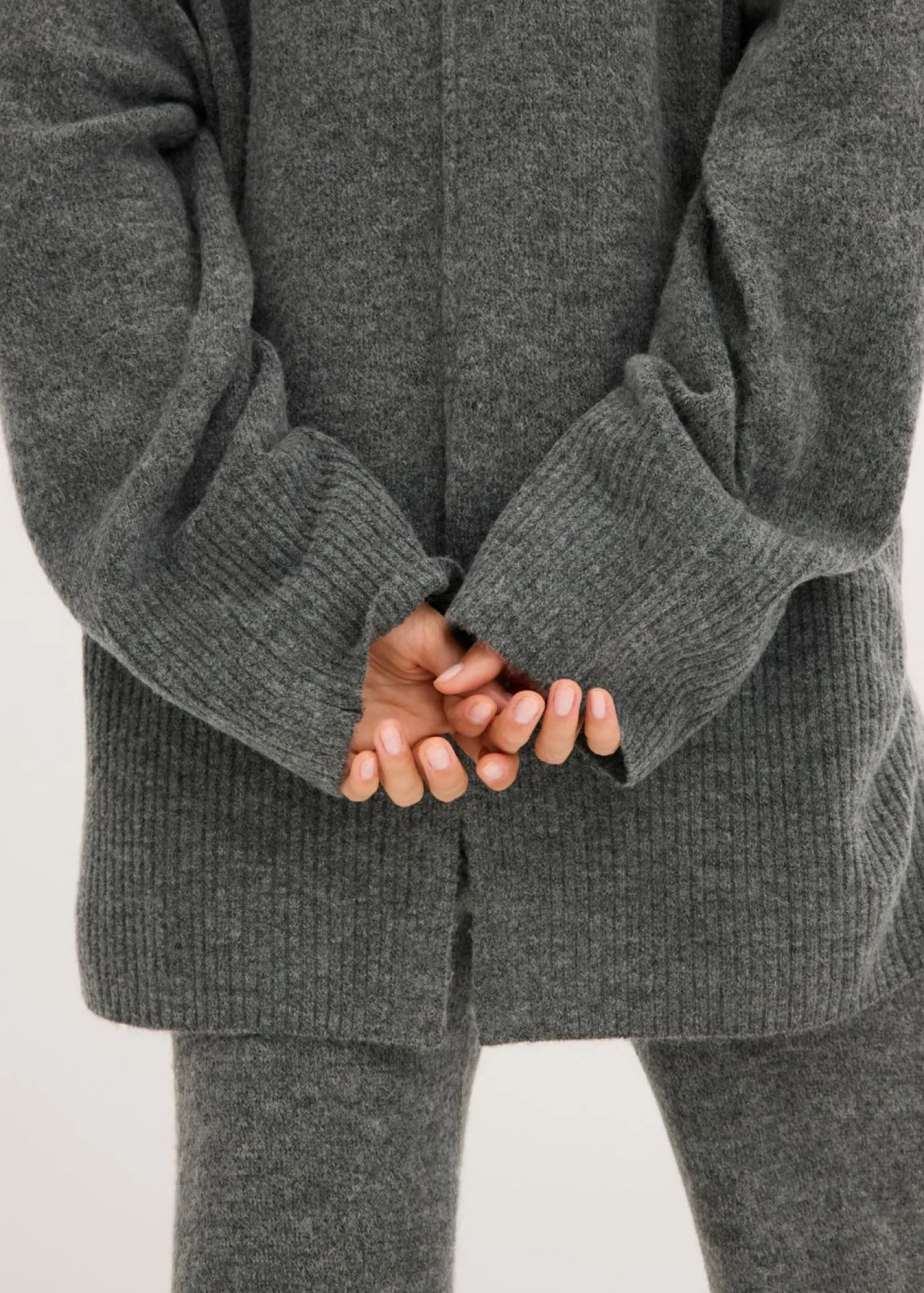 bonprix bonprix Jerséis|Ropa De Punto>Jersey oversize antracita jaspeado moteado