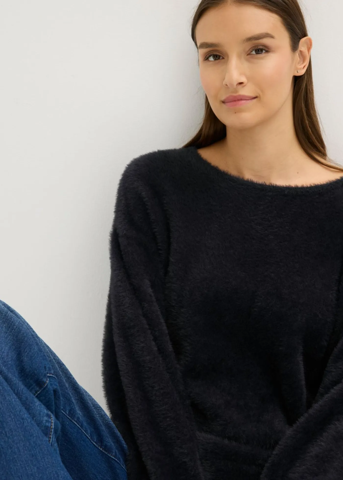 bonprix bonprix Jerséis|Ropa De Punto>Jersey oversize Negro