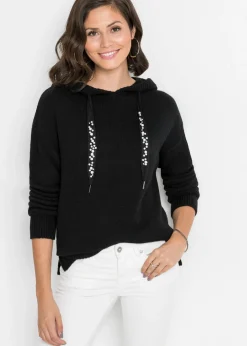 bonprix bonprix Jerséis|Ropa De Punto>Jersey oversize Negro