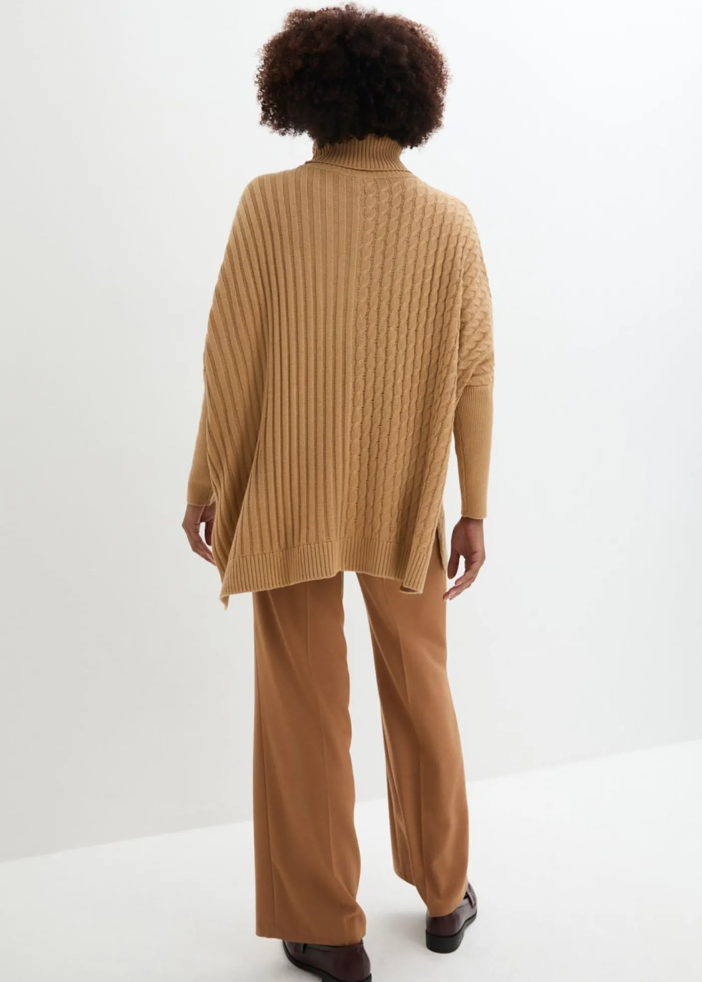 bonprix bonprix Jerséis|Ropa De Punto>Jersey oversize Capuchino