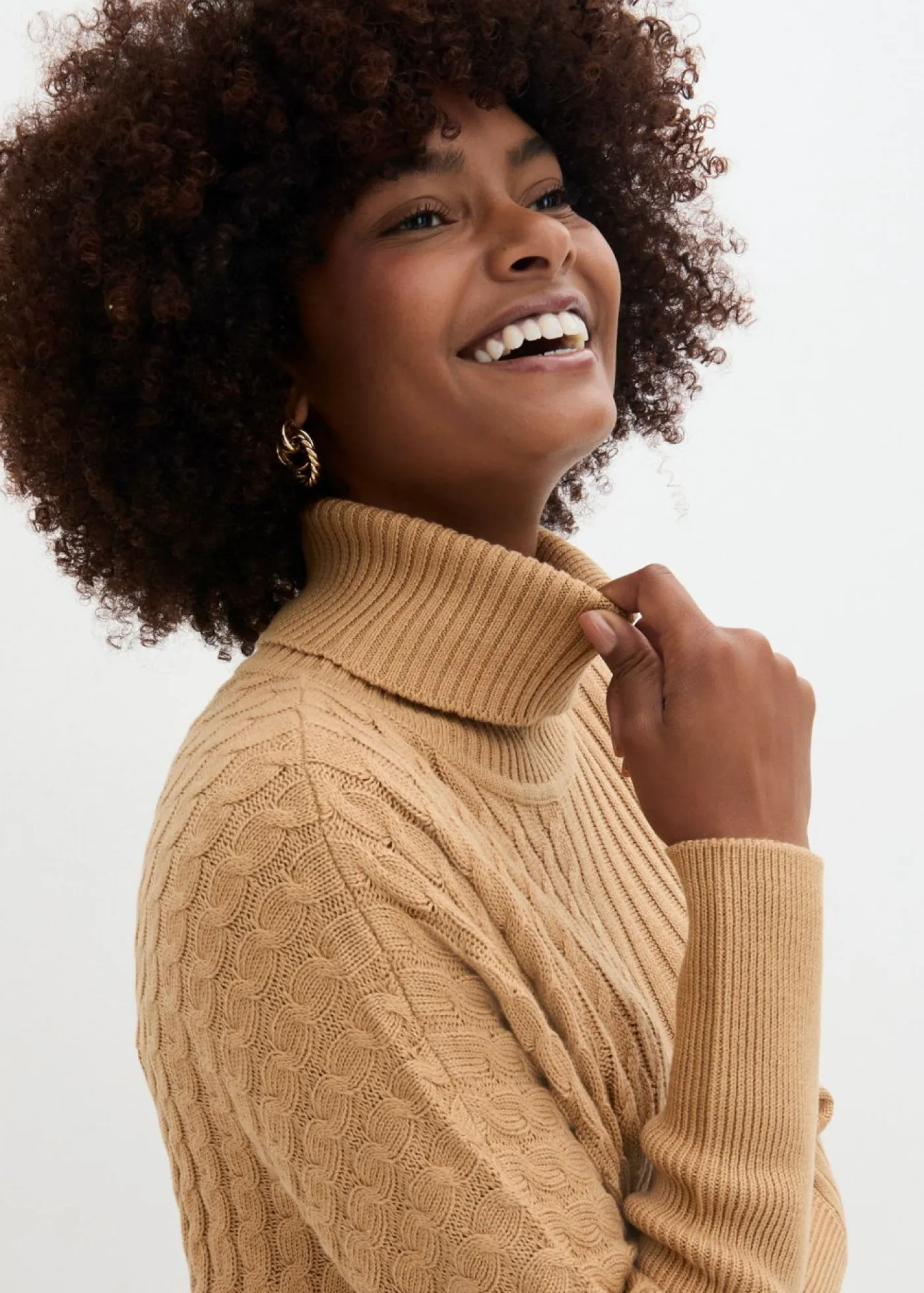 bonprix bonprix Jerséis|Ropa De Punto>Jersey oversize Capuchino