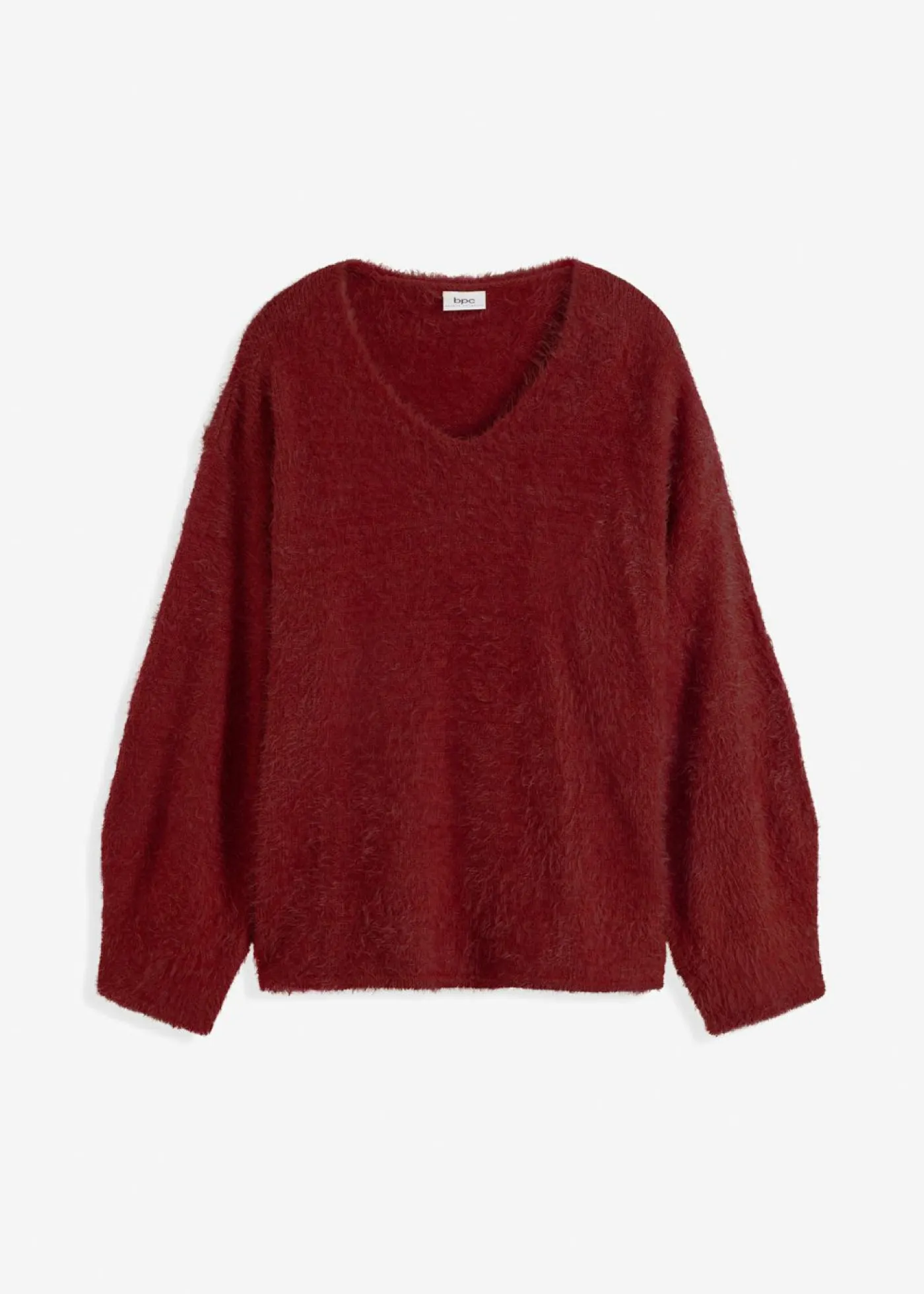 bonprix bonprix Ropa De Punto|Jerséis>Jersey oversize Rojo rubí