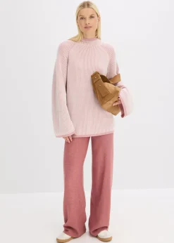 Mujer bonprix bonprix Jersey oversize con cuello alto