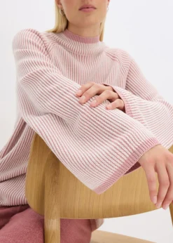 Mujer bonprix bonprix Jersey oversize con cuello alto