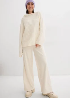 Mujer bonprix bonprix Jersey oversize de canalé