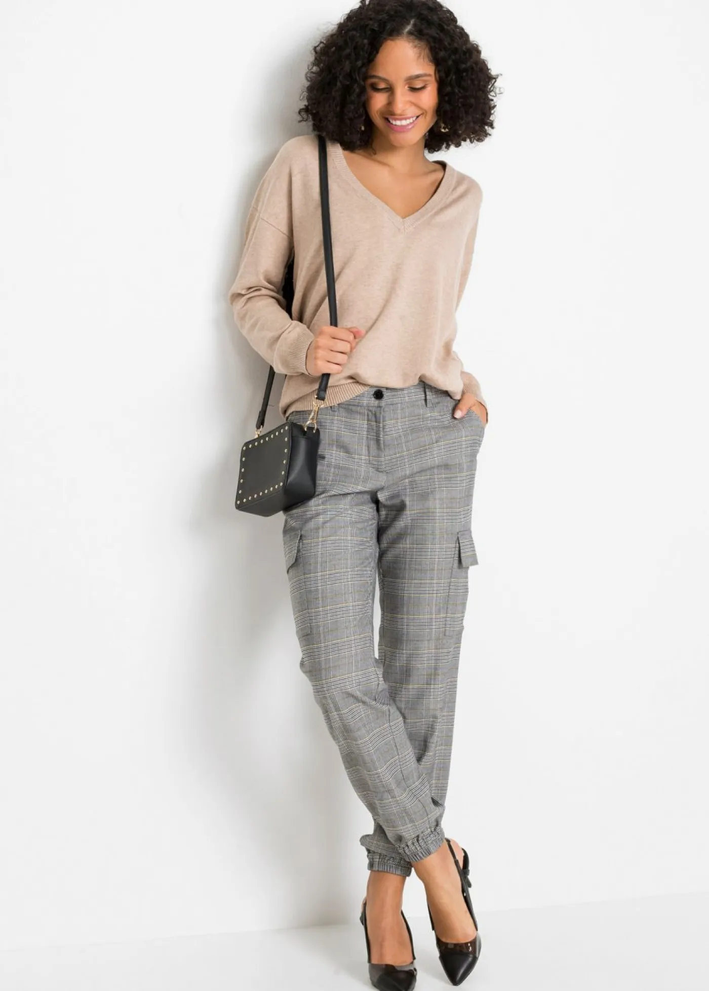 Mujer bonprix bonprix Jersey oversize de mezcla de viscosa