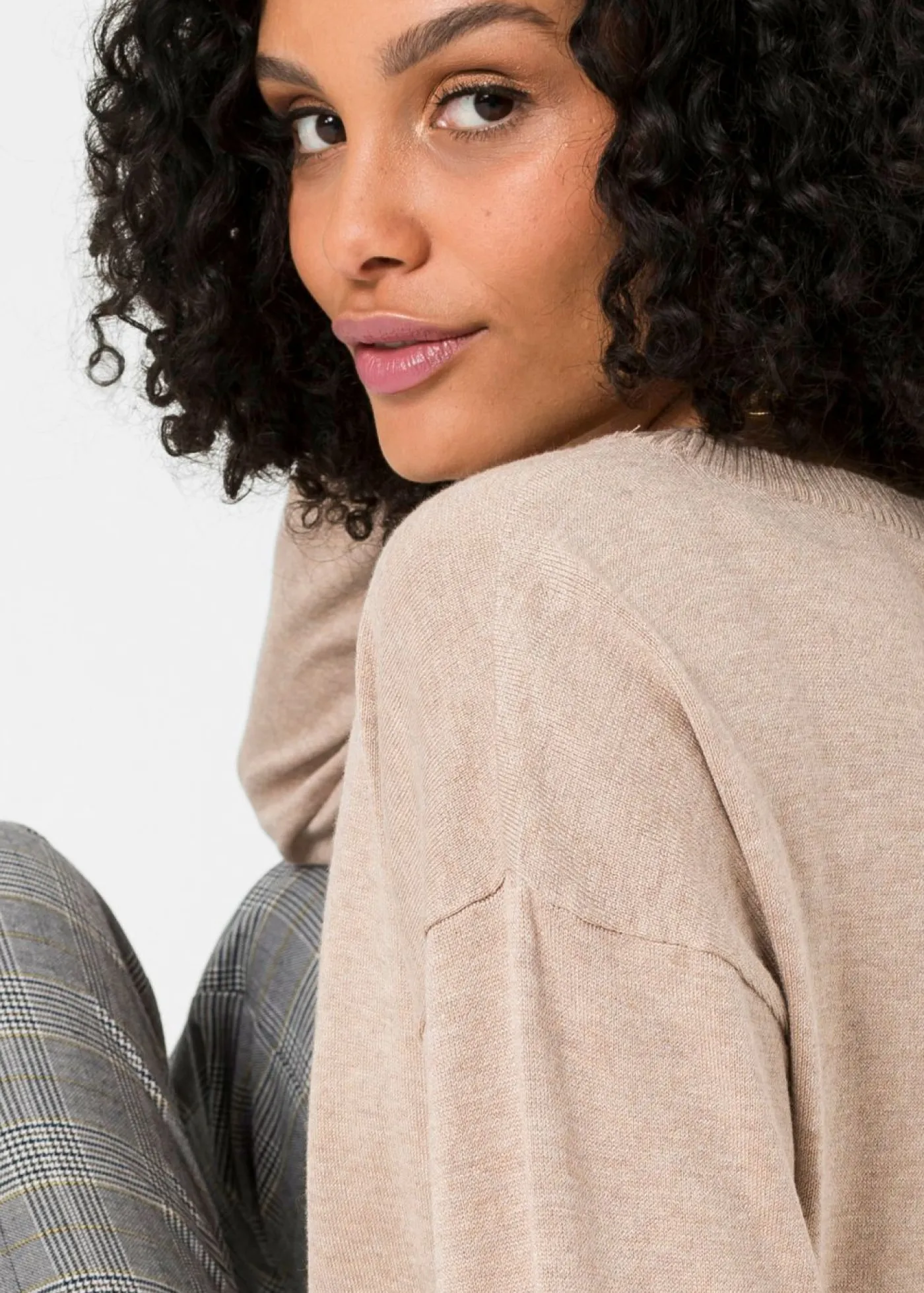 Mujer bonprix bonprix Jersey oversize de mezcla de viscosa