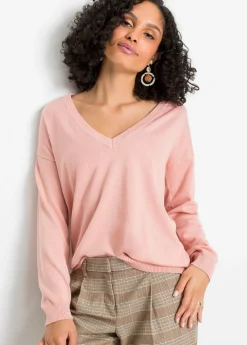 Mujer bonprix bonprix Jersey oversize de mezcla de viscosa