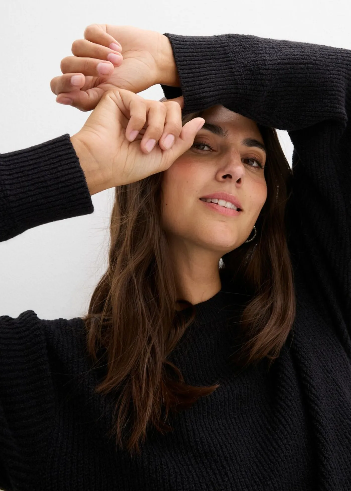 bonprix bonprix Premamá>Jersey premamá/de lactancia de algodón con contenido de lana Negro