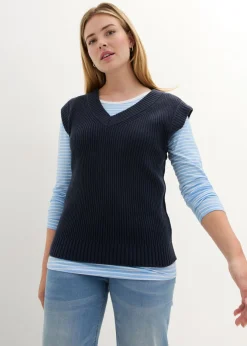 Mujer bonprix bonprix Jersey sin mangas