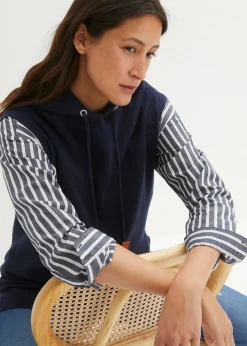 Mujer bonprix bonprix Jersey sin mangas con capucha