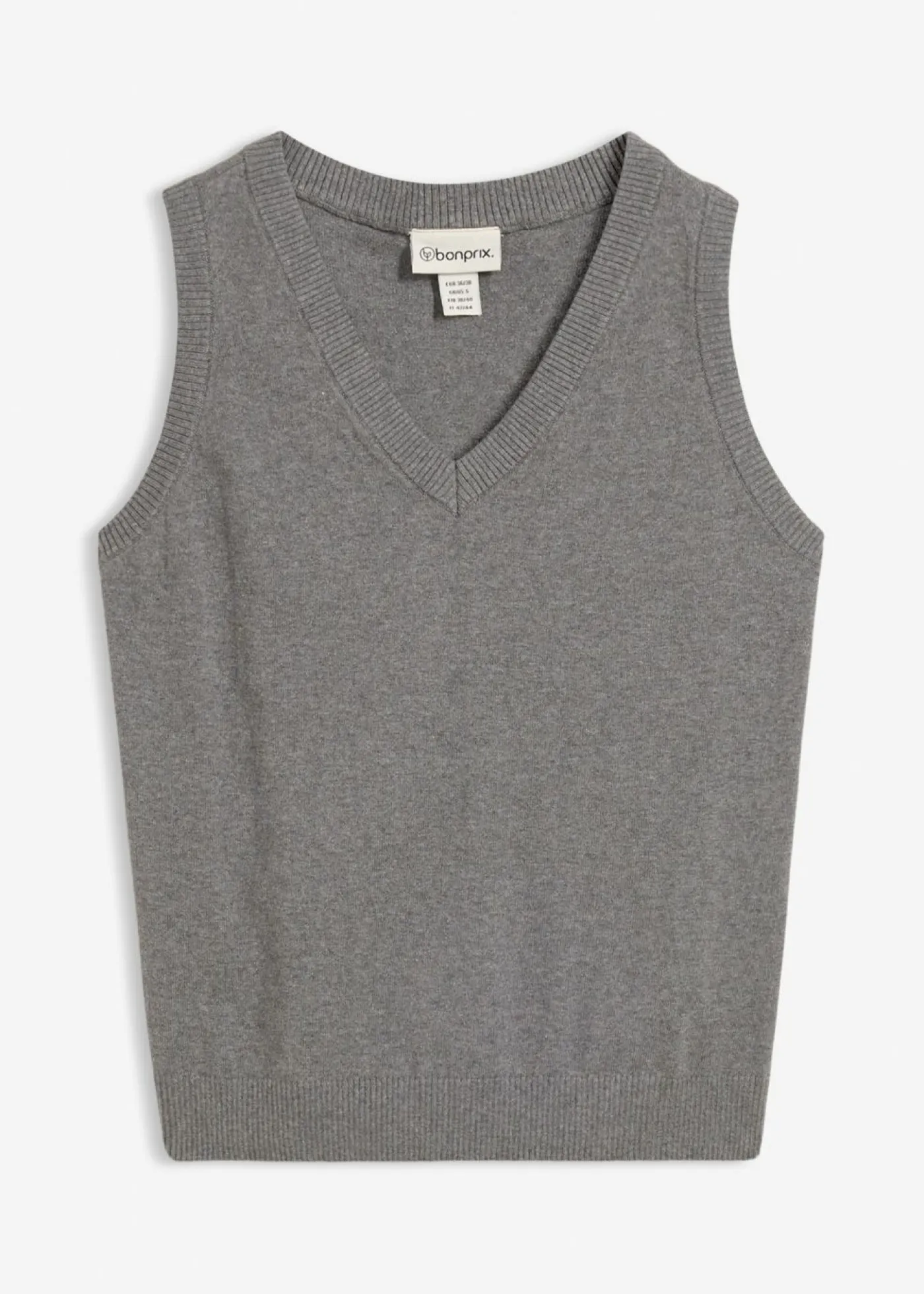 Mujer bonprix bonprix Jersey sin mangas de algodón orgánico puro