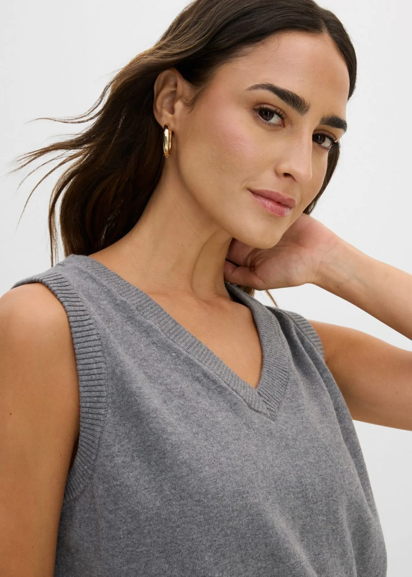 Mujer bonprix bonprix Jersey sin mangas de algodón orgánico puro