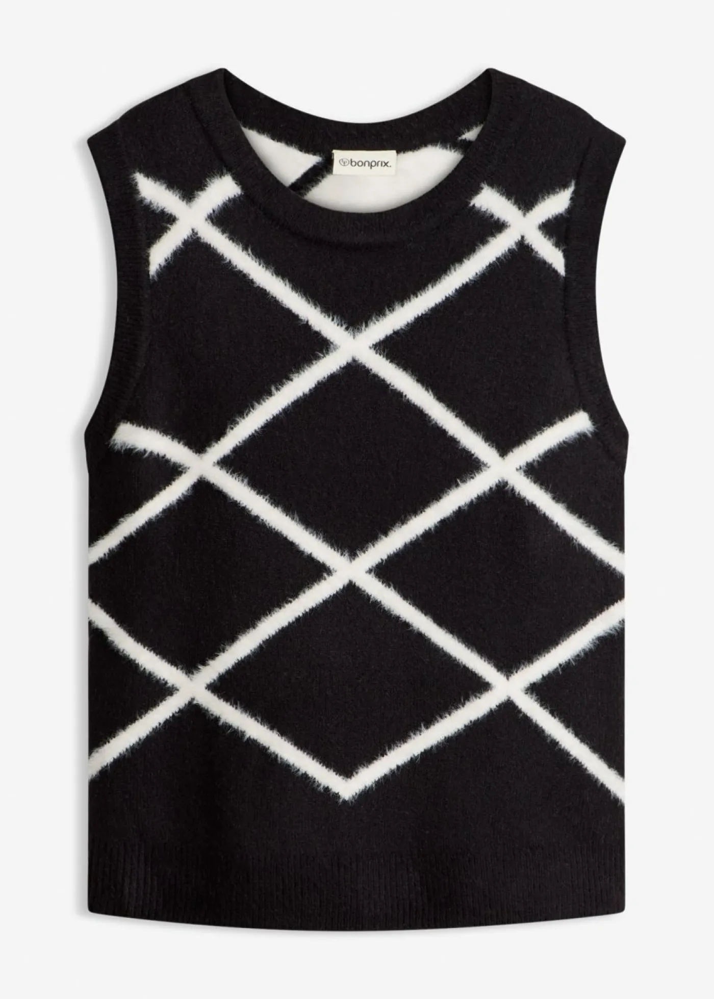 Mujer bonprix bonprix Jersey sin mangas de hilo suave